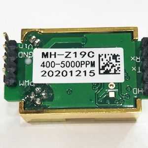 Vista inferior sensor CO2 MH-Z19
